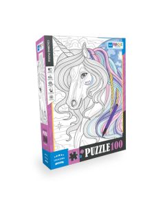 BLUE FOCUS Puzzle za bojenje Unicorn - 100 delova bf383