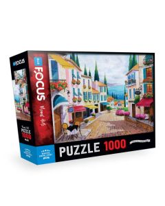 BLUE FOCUS Puzzle Beautiful Coastal street - 1.000 delova bf480 - 108-24804