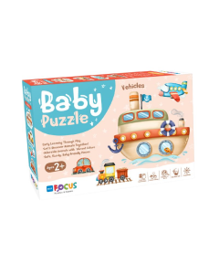 BLUE FOCUS Puzzle Za bebe vozila - 108-25214