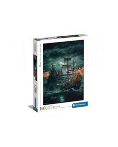 CLEMENTONI Puzzle The Pirates Ship -1.500 delova - 108123