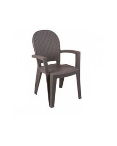 Stolica Avala ratan - Tamno moka 108954 - 108954
