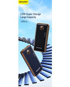 AWEI Powerbank P143K 10.000 mAh Li-Polymer - 55994