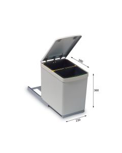 ALVEUS Kanta za otpatke albio 10 2x7,5l