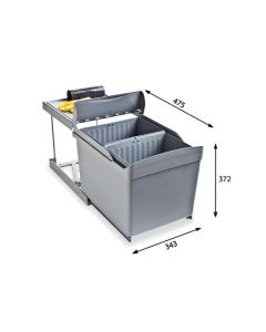 ALVEUS Kanta za otpatke albio 30 2x16l