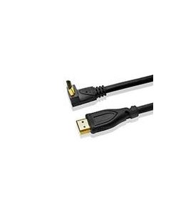 XWAVE Kabl NT005 HDMI 4K, ugao konektora 90, pozlaćen, 1,8m - 029033