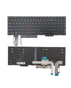 Tastatura za laptop Lenovo ThinkPad E580 E585 L580 P72 T590 E590 E595 sa pozadinskim i gumbom - 109757