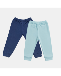 Mafimi Pamučne Pantalonice  set od 2 - teget, aqva - P-125256