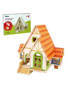 Šumska vila - 3d drvena slagalica koja se oboji - 139-1-1-1