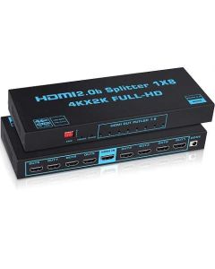 VELTEH HDMI spliter aktivni 1/8 V2.0 5V/3A KT-HSP-1.