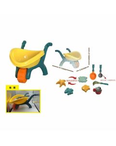 Set za plažu  - kolica sa modlama i grabuljicama 59566 - 11-59566
