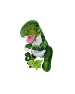 MILLATOYS Plišana igračka Dinosaurus sa bebama 48cm, zelena - 11-70831