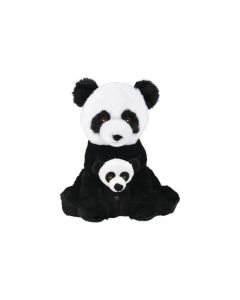 MILLATOYS Plišana igračka Panda sa mladuncem 30cm 70954, crna/bela - 11-70954