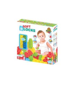 MILLATOYS Mekane kocke za bebe 12kom