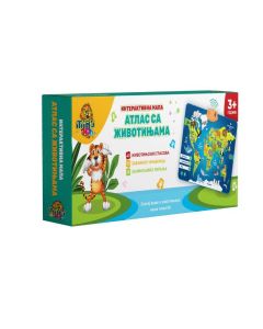 MILLATOYS Interaktivna mapa Atlas sa životinjama - 11-71473