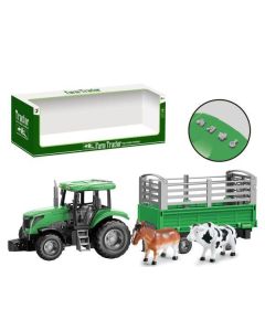 Traktor sa prikolicom i životinjama - 11-77362