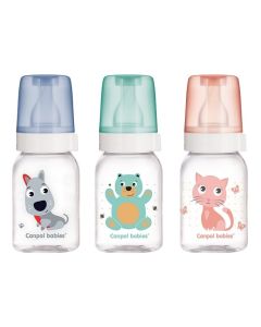CANPOL BABIES FLASICA 120ML - HAPPY ANIMALS 11/851
