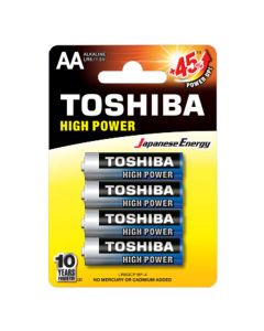 TOSHIBA Alkalne Baterije High Power LR6 BP 4/1 - 1100015089