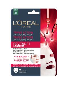 L'Oreal Paris Maska za lice u maramici Revitalift LaserX3 triple action - 1100016408