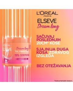 L'Oréal Paris Elseve Maska za kosu Dream long XXL fiber, 400 ml - 1100016690