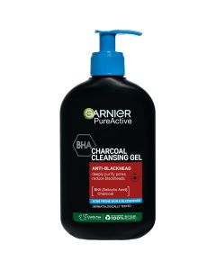Garnier Pure Active Charcoal Gel za čišćenje lica protiv mitesera, 250 ml - 1100018383