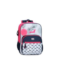 ROLL ROAD TECKEL ranac za školu - pink
