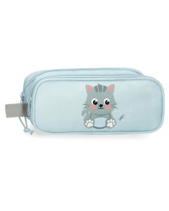 ROLL ROAD HAPPY PETS prazna pernica sa 2 pregrade - plava