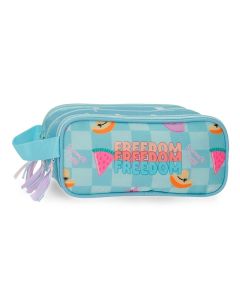MOVOM FREEDOM prazna pernica sa 3 pregrade - tirkizna