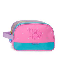 MOVOM POSITIVE MIND dečiji neseser sa 2 pregrade - pink