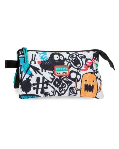 MOVOM MONSTER prazna pernica sa 3 pregrade - crna