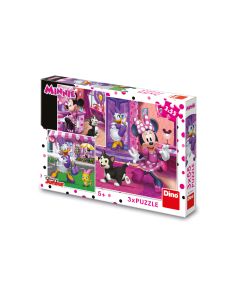 DINO Puzzle - Dan sa Mini 3x55 delova (335226) - 11009-1
