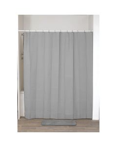 TENDANCE Zavesa za kadu 180x200cm, siva - 1101180