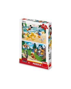 DINO Puzzle Disney Miki sportista 2x77 delova (386129) - 11016
