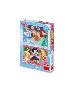 DINO Puzzle Disney princeze 2x77 delova (386181) - 11018-1-1
