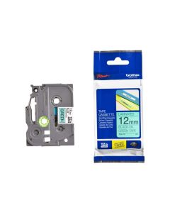TZe-731 crna na zeleno 12mm - 5919