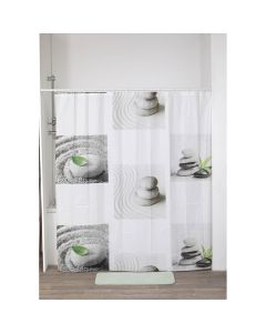 TENDANCE Zavesa za kadu 180x180cm/12 Dune, bela - 1103606