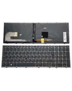 Tastatura za laptop HP EliteBook 755 G5 850 G5 850 G6 mali enter sa ramom i pozadisnkim osvetljenjem - 110453