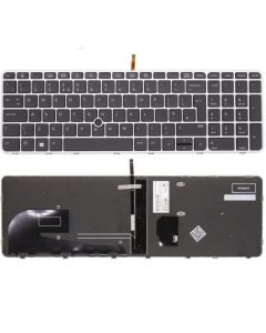 Tastatura za laptop HP EliteBook 750 G3 850 G3 G4 sa pozadisnkim osvetljenjem i gumbom - 110755