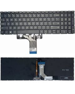 Tastatura za laptop HP Pavilion 15-EH 15Z-EH series mali enter backlight crna - 111386-1-1