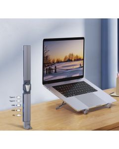 Laptop Postolje XY1 sa Hubom (TypeCx2, USBx2, PD)