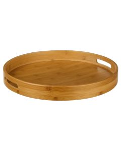 FIVE Okrugli poslužavnik 40x5cm bambus/mdf natural - 111537