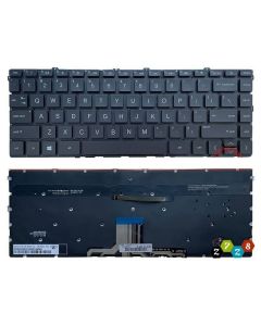 Tastatura za laptop HP Pavilion X360 14-EK 14-EC mali enter sa pozadinskim osvetljenjem, crna