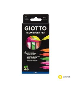 GIOTTO Flomaster četkica Fluo 6/1 427200 - 111822