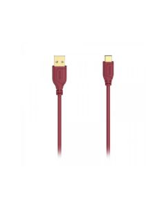 HAMA USB-C kabl,fleksibilan,bakar,pozlata, 0.75m crveni 200636 - 112537