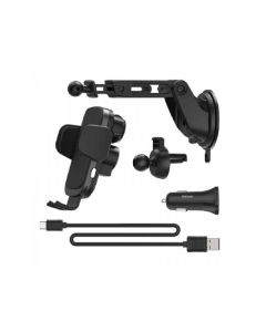 HAMA Bežični punjač FC10 Motion, auto drzač+bezični punjač, crna - 112653