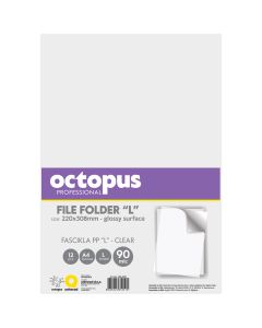 OCTOPUS Fascikla A4 l 90mic 12/1 providna unl-2103 - 112990-1