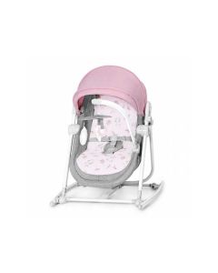 KINDERKRAFT Ležaljka Nola 5u1, roze-siva - 113417