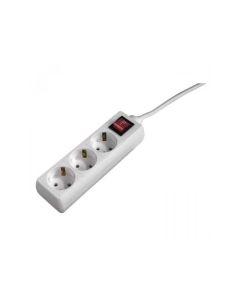 HAMA Distributer Sa 3 Uticnice I Prekidacem, 5m Beli - 113884