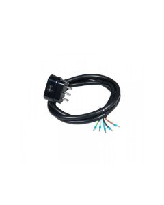 COMMEL Priključni kabl trofazni 16A 400V 10000W, crni 3m H05RR-F 5G2,5 C0739 - 113890