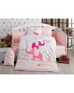 L'ESSENTIEL Posteljina za bebe Preety, roze