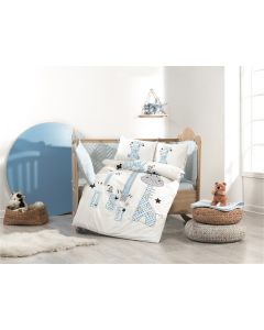 L'ESSENTIEL Posteljina za bebe Buddy, plava